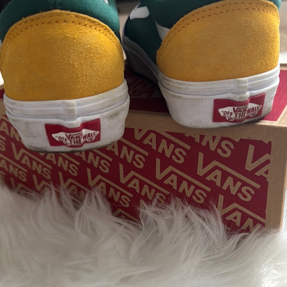 Vans Yacht Club Blue and Green Sneakers - Picture 3 of 15